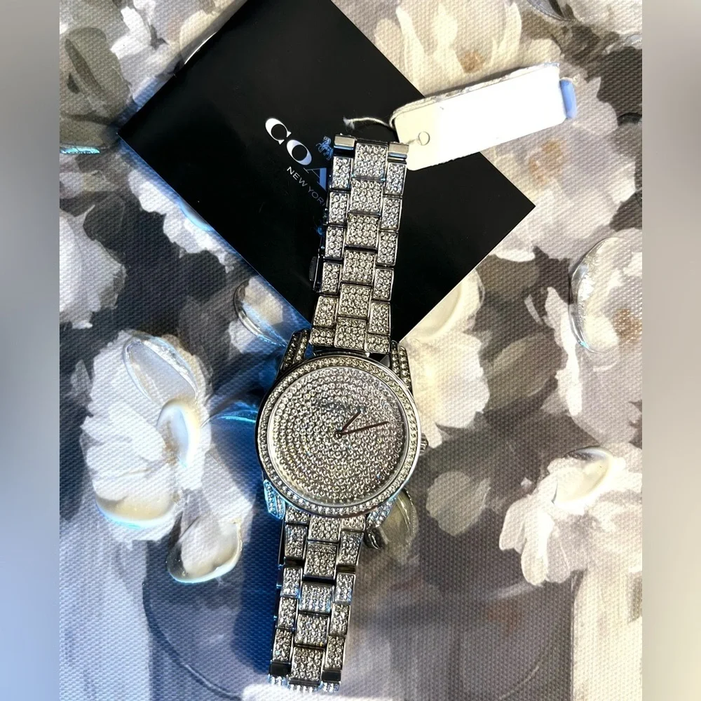 ❤️‍🔥COACH PRESTON 36MM CRYSTAL ACCENT WATCH. #14503856-NWT❤️‍🔥
